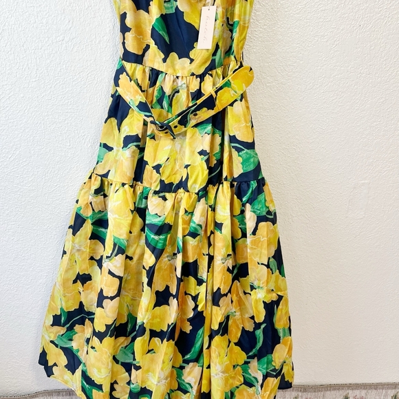 NWT Hutch Alice Belted Floral-Print Midi Dress - Picture 5 of 9